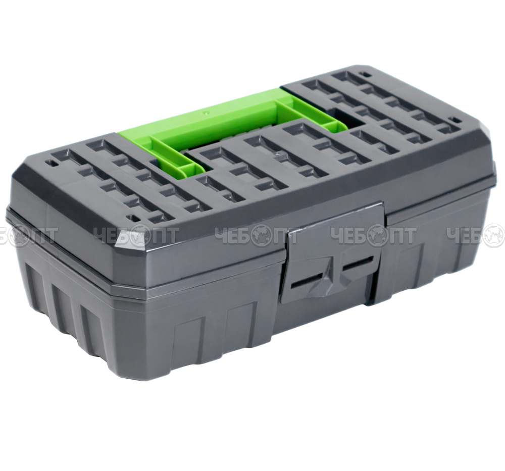 Ящик для инструментов КВИК малый 235*10*85 мм ГРАФИТ арт. М2948 [20] М-ПЛАСТИКА. ЧЕБОПТ.