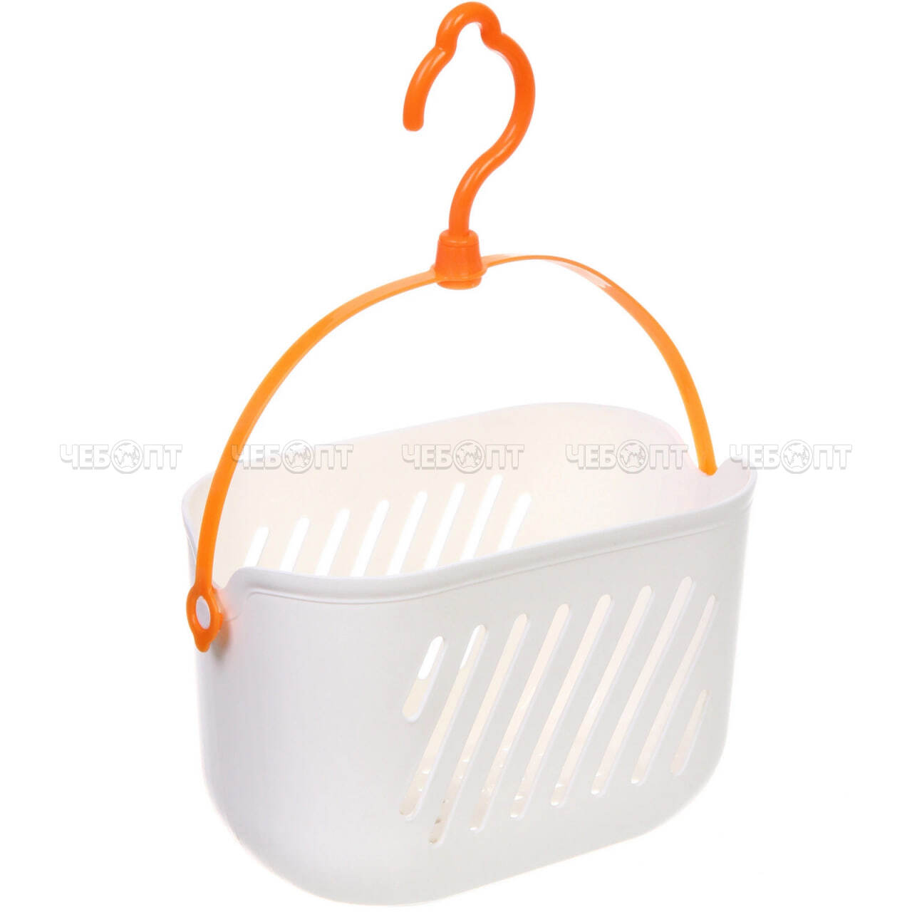 Корзина для хранения подвесная ЛЕНАРО 230*130*140 мм, накрузка 2 кг, цвет белый арт. 836-719 [110] РЦ ВОСТОК. ЧЕБОПТ.