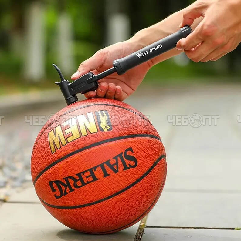 Насос ручной велосипедный West Biking в наборе, YP0711115 арт. 257-0199 [50] РЦ ВОСТОК. ЧЕБОПТ.