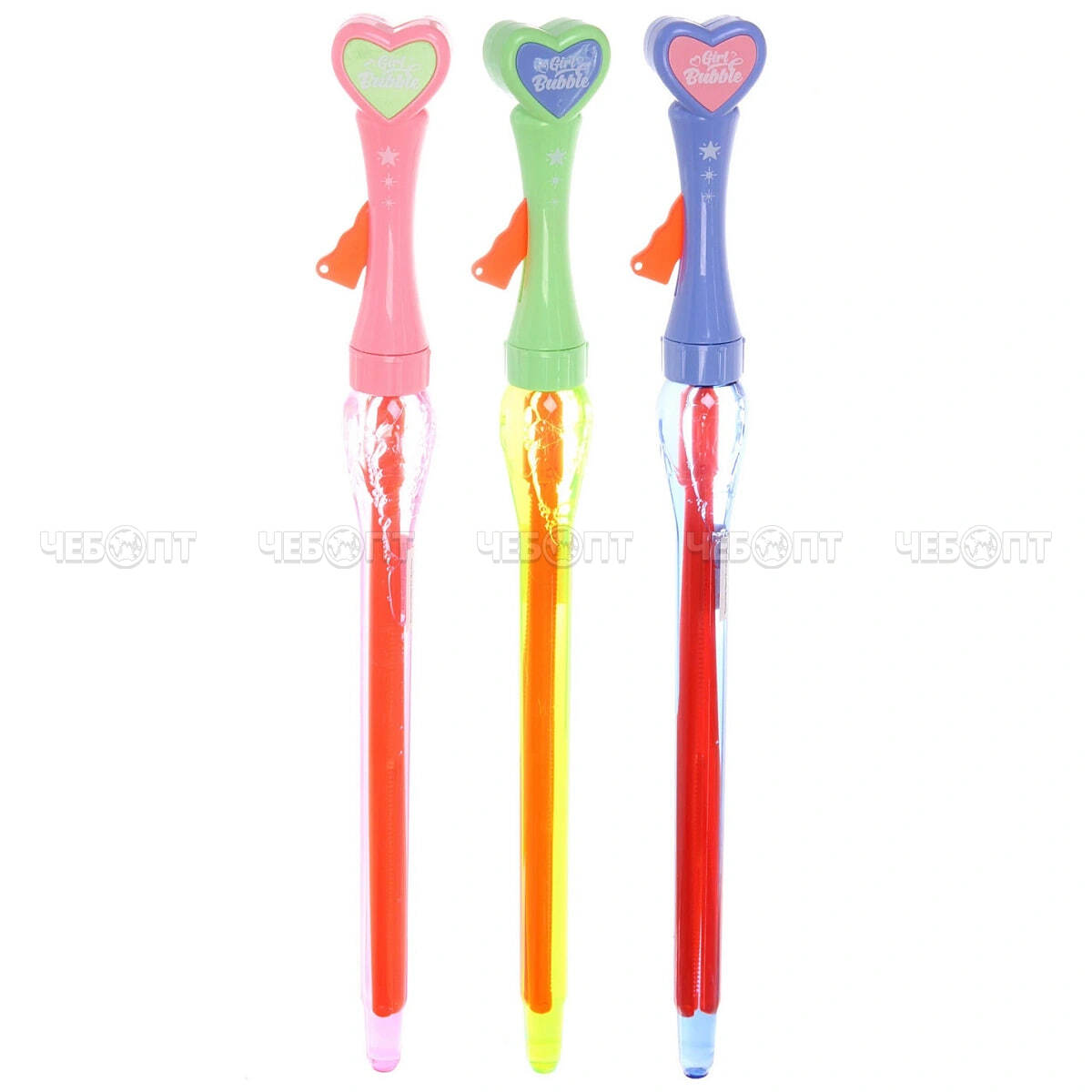 Мыльные пузыри для детей СЕРДЕЧКО 50 см, объем 150 мл, большие пузыри, микс арт. 552-553 [96] РЦ ВОСТОК. ЧЕБОПТ.