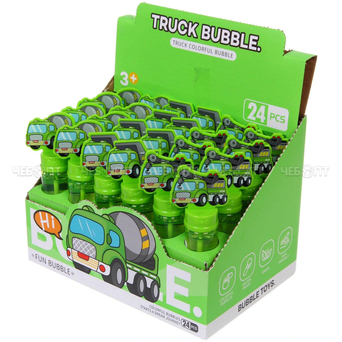 Мыльные пузыри для детей СТРОИТЕЛЬНАЯ ТЕХНИКА 13,5 см, объем 40 мл, арт. 552-574 [432] РЦ ВОСТОК. ЧЕБОПТ.