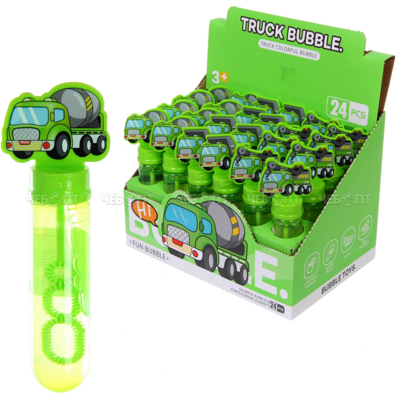 Мыльные пузыри для детей СТРОИТЕЛЬНАЯ ТЕХНИКА 13,5 см, объем 40 мл, арт. 552-574 [432] РЦ ВОСТОК. ЧЕБОПТ.