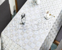 Клеенка тканевая (ширина 1,37 м, длина 20 м) с ПВХ покрытием МАРСЕЛЬ арт. 9103F [1]. ЧЕБОПТ.