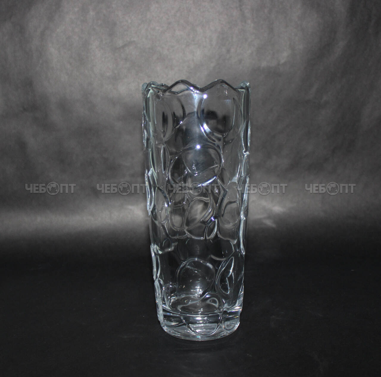 Ваза для цветов h-19,5 см d-8 см стекло арт. LXHP17-20-4 [24] АС-ДЕКОР. ЧЕБОПТ.