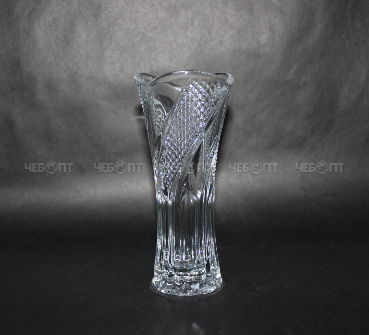 Ваза для цветов h-17,5 см d-8 см стекло арт. LXHP19B-18 [36] АС-ДЕКОР. ЧЕБОПТ.