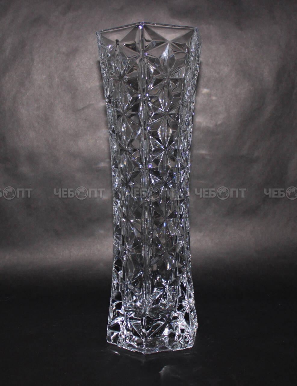 Ваза для цветов h-30 см d-11 см стекло арт. LXHP21-30-1 [12] АС-ДЕКОР. ЧЕБОПТ.