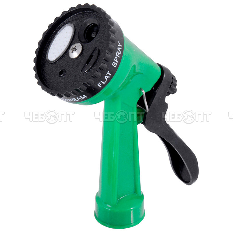 Набор для полива из 5-и предметов: 3/4 HL062, пистолет 4 режимов, диаметр штуцера 16 мм, блитер площадь полива:1- 6м, арт.330102 [50] СКРАП. ЧЕБОПТ.