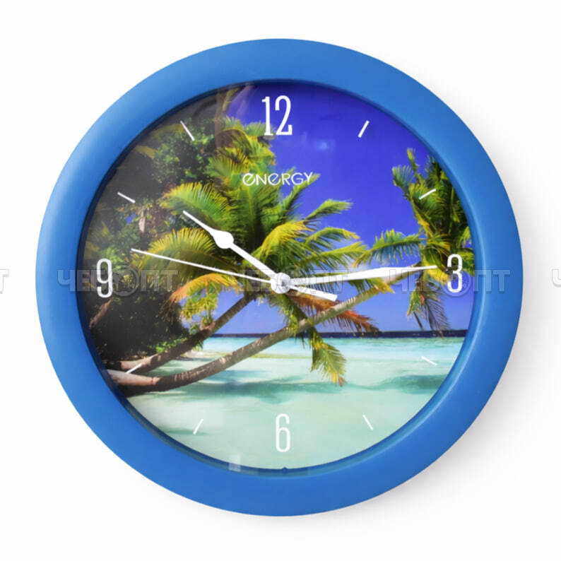 Часы настенные ENERGY EC-160 кварцевые, круглые d - 275 мм арт. 102266 [10] СКРАП. ЧЕБОПТ.