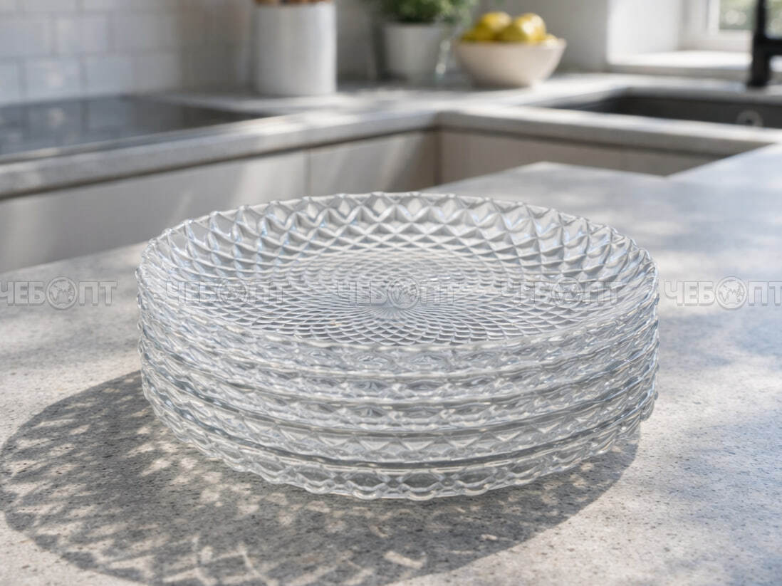 Набор блюдец 6 предметов h-1,5 см, d-18 см ANTALYA 7,5, арт. 9003RYG [8] АС-ДЕКОР/ЕГИПЕТ. ЧЕБОПТ.