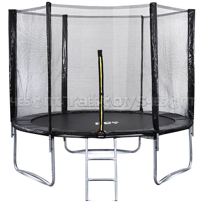 Батут каркасный с защитной сеткой ROCKET для дачи, d 244 см, h сетки 160 см, общая h 225 см, максимальная нагрузка 150 кг арт. R0084 [1]. ЧЕБОПТ.