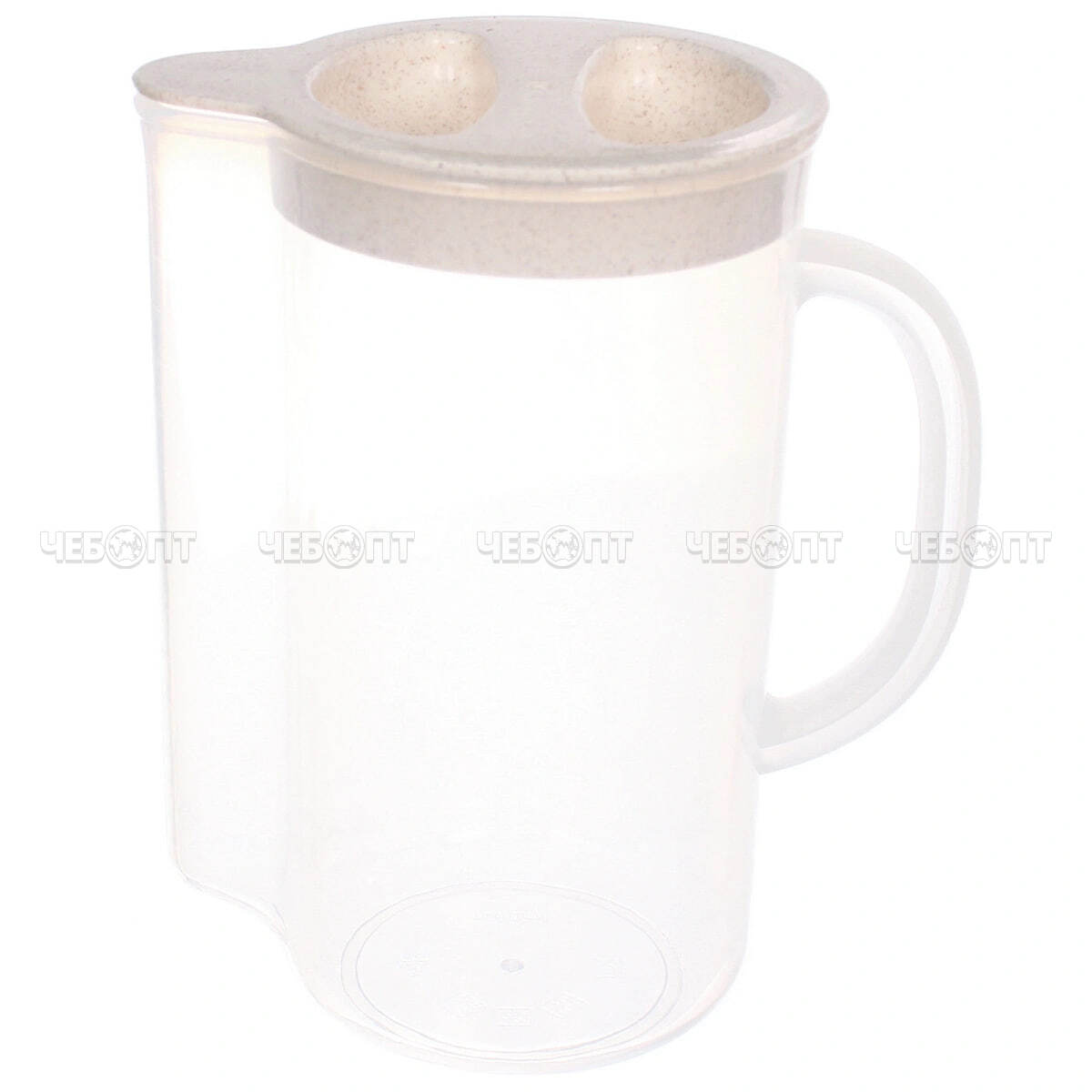 Кувшин 1600 мл пластиковый ЭКОЛАЙФ в наборе с 4-мя кружками 330 мл, арт. 728-101 [54] РЦ ВОСТОК. ЧЕБОПТ.