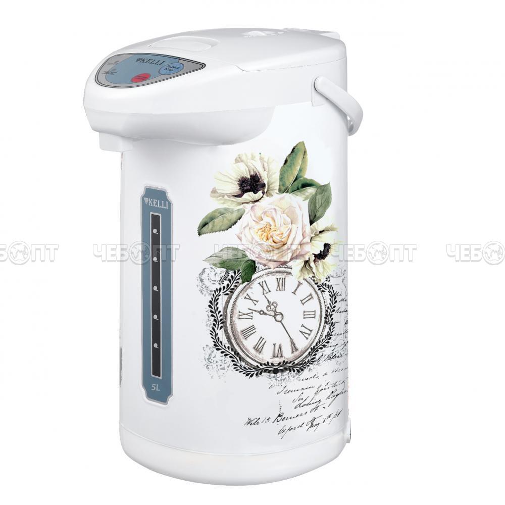 Термопот KELLI KL-1872 5 л, нержавейка, 3 способа подачи воды, мощ. 1100 Вт [6]. ЧЕБОПТ.