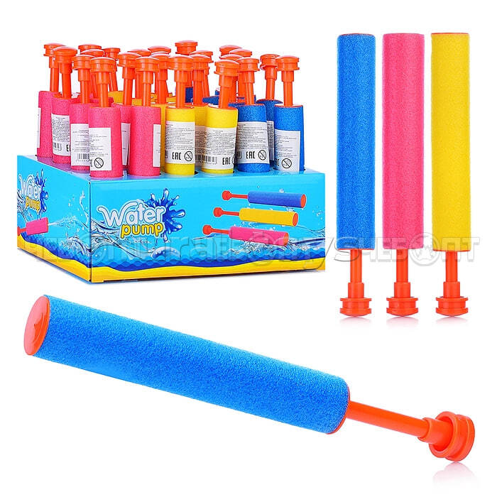 Водяной пистолет детский разноцветная в коробке 20,5*3*3 см арт. 838-20A [432]. ЧЕБОПТ.