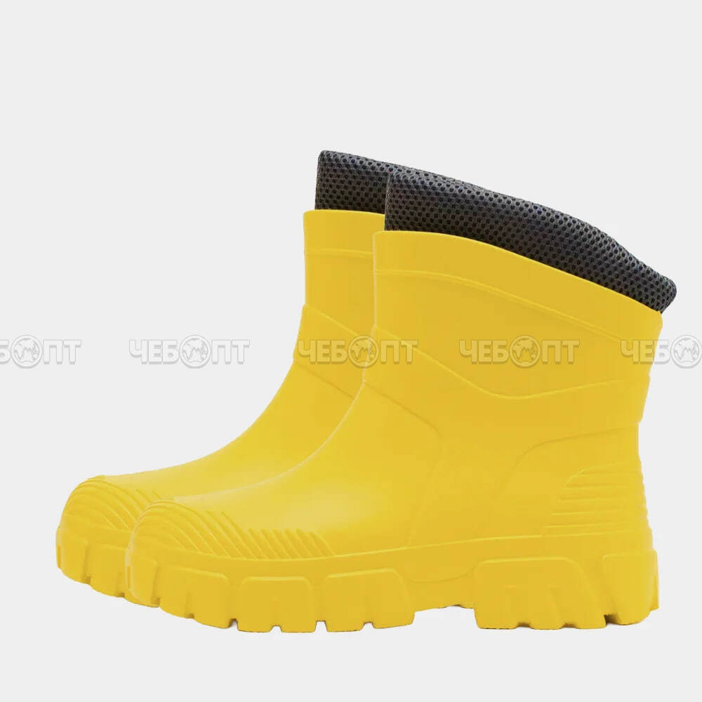 Сапоги из ЭВА утепленные женские, желтые, р. 38, арт. C-104У (Внимание! Модель маломерит) [8]. ЧЕБОПТ.