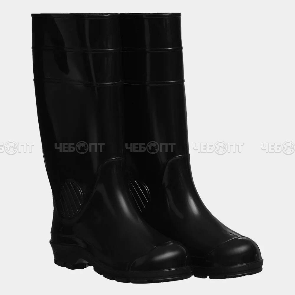 Сапоги из ПВХ мужские, черные, р. 44, (темп. реж. до 0 С) арт. C-25 [8]. ЧЕБОПТ.