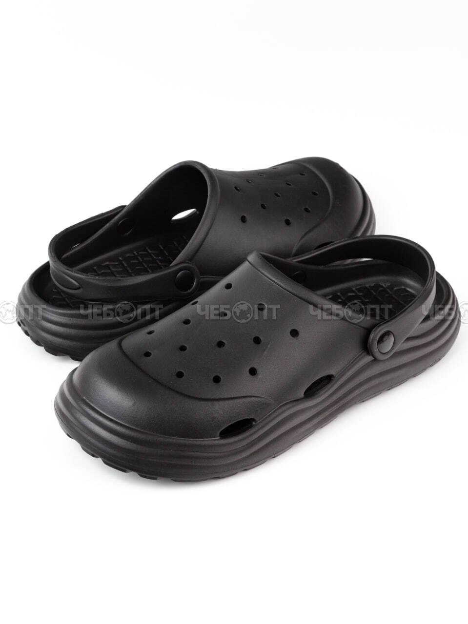 Сабо из ЭВА мужские, черные, р. 41 арт. С-143 [8]. ЧЕБОПТ.