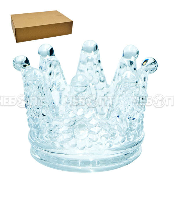 Набор подсвечников 6 предметов 7*5 см, стекло арт. 00109639 [18] МИР ПОСУДЫ. ЧЕБОПТ.