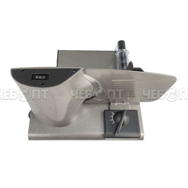 Слайсер для нарезки CENTEK CT-1380 толщина нарезки 3-15мм, держатель крайнего ломтика, ломтерезка, мощн. 150 Вт [2]. ЧЕБОПТ.