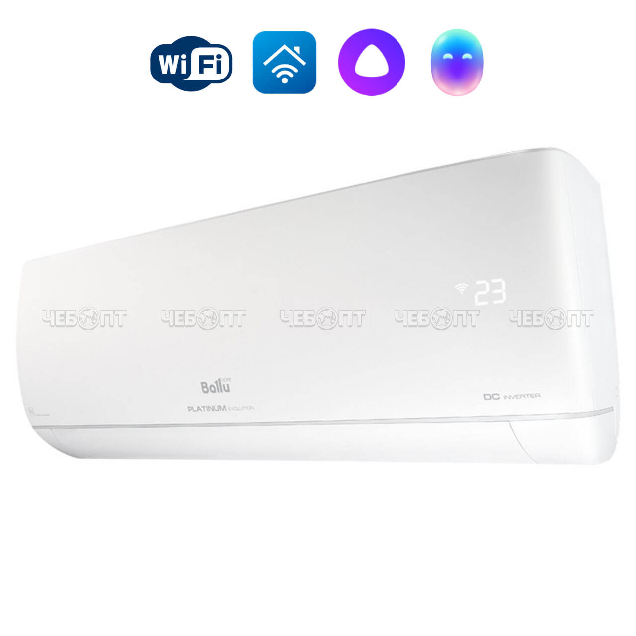 Кондиционер (сплит-система) BALLU PLATINUM EVOLUTION DC BSUI-09HN8 V4 белый пластик, энергоэффектив. класс А++, мощн. холод 4000 Вт, тепло 4200 Вт [1]. ЧЕБОПТ.