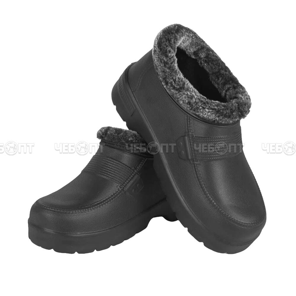 Галоши из ЭВА утепленные женские, черные, р. 39 арт. C-38УШ [10]. ЧЕБОПТ.