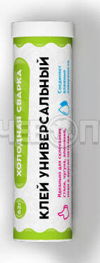 Клей Холодная сварка РЕМТЕКА ТИТАН Универсальный 55 гр, арт. РМ0101_55 [48]. ЧЕБОПТ.