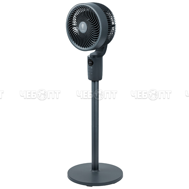 Вентилятор напольный LEONORD LE-1609 3D 2в1 3 скорости, d-10 см, макс. высота 1020 мм, мин. 490 мм, функция поворота, мощ. 40 Вт арт. 111720 [1] СКРАП. ЧЕБОПТ.