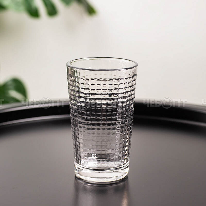 Набор стаканов 6 шт 280 мл, CLASSIC-VENICE стеклянные, арт. 124206 [6] ИРАН. ЧЕБОПТ.