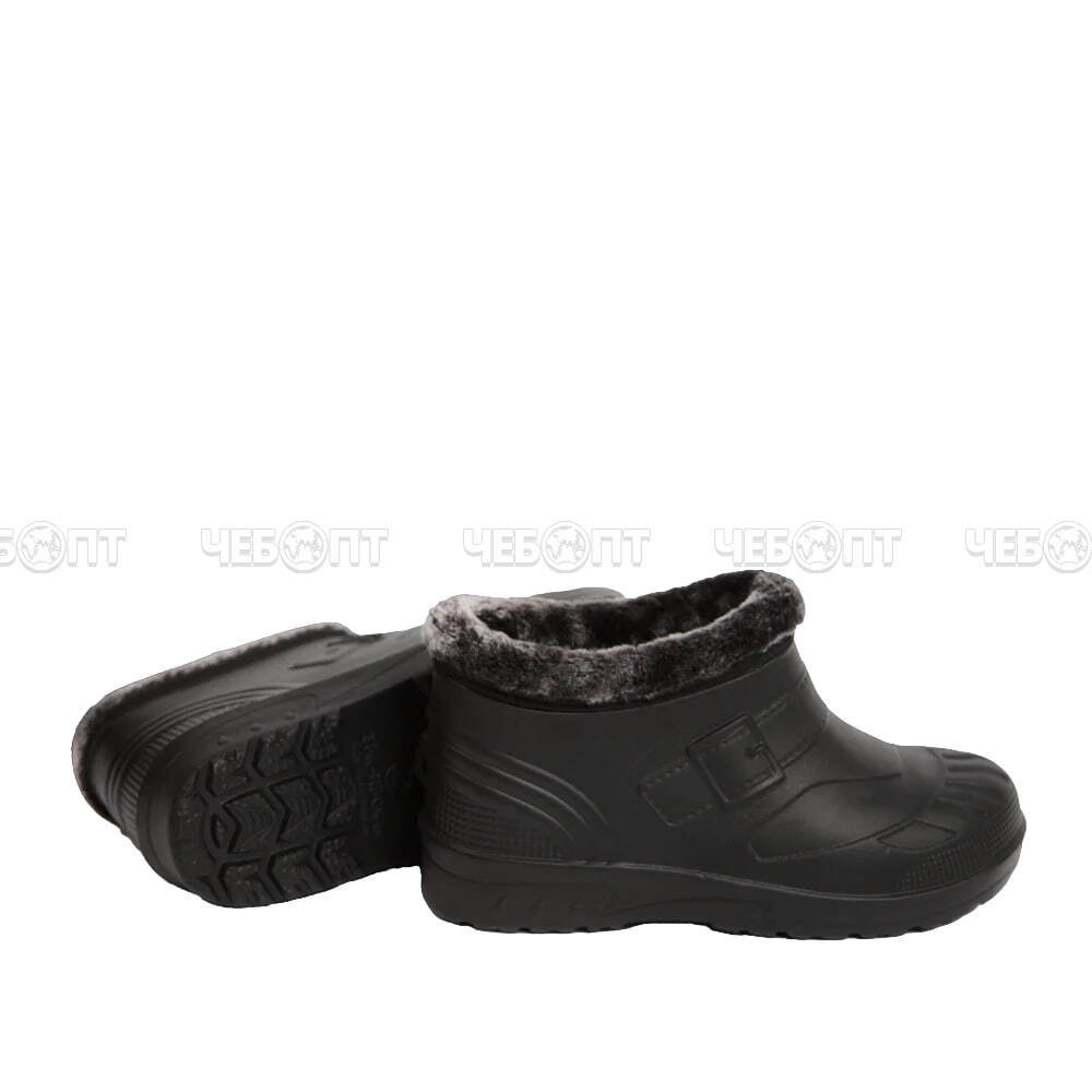 Галоши из ЭВА утепленные мужские, черные, р. 44 арт. C-37УШ [8]. ЧЕБОПТ.