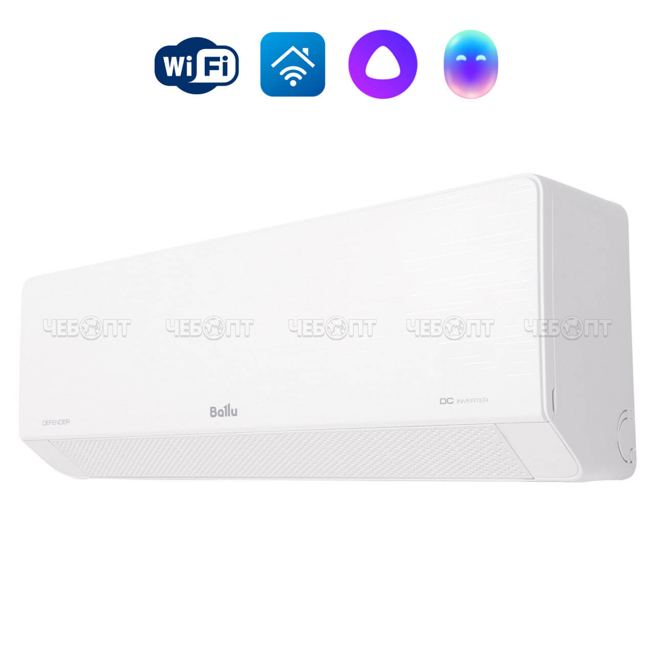 Кондиционер (сплит-система) BALLU DEFENDER BSHI-09HN8 белый пластик, энергоэффектив. класс А++, мощн. холод 4000 Вт, тепло 4200 Вт [1]. ЧЕБОПТ.