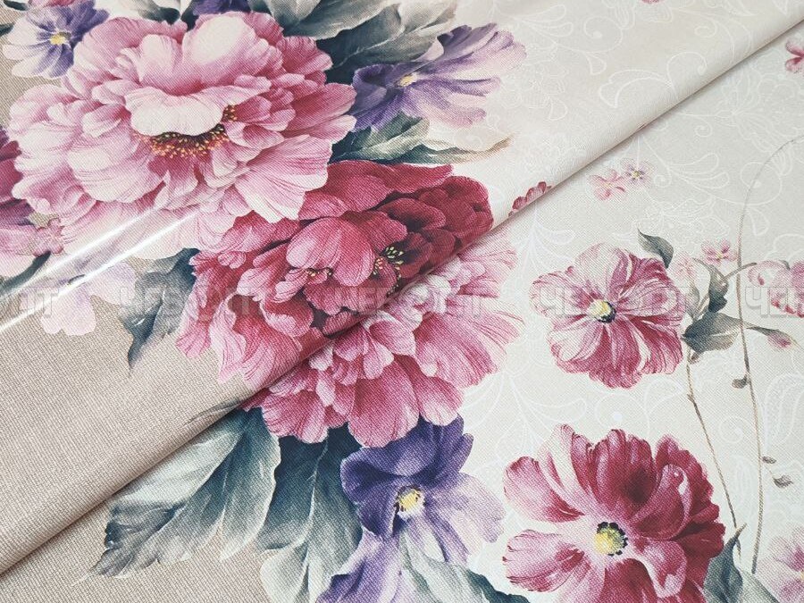 Клеенка тканевая (ширина 1,37 м, длина 20 м/п) ЭДЕЛЬ арт. GW-21804 [1]. ЧЕБОПТ.