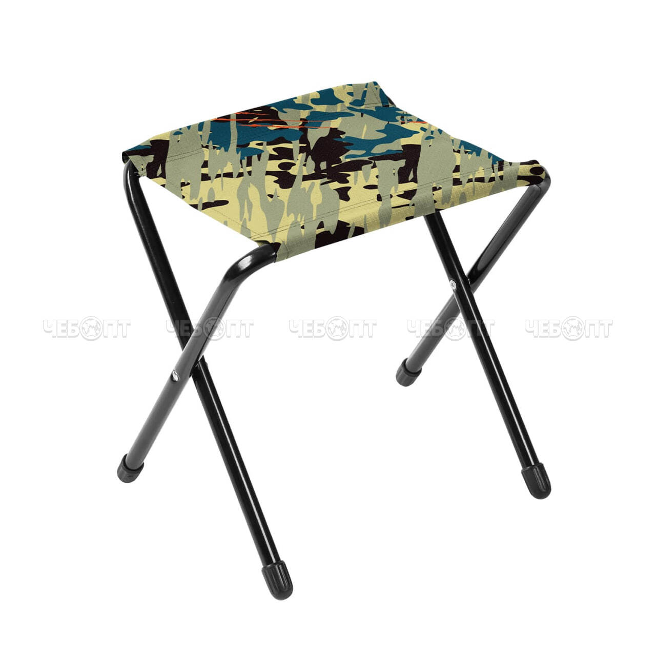 Стул туристический складной (походный) 350*300*360, нагрузка 90 кг, ткань- водоотталкивающая пропитка, КАМУФЛЯЖ САВАННА арт. ДС/КС NIKA [5]. ЧЕБОПТ.