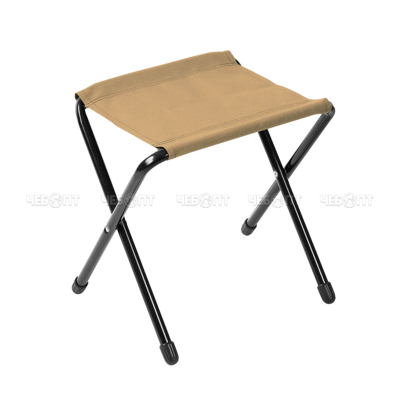 Стул туристический складной (походный) 350*300*360, нагрузка 90 кг, ткань- водоотталкивающая пропитка, ПЕСОЧНЫЙ арт. ДС/П NIKA [5]. ЧЕБОПТ.