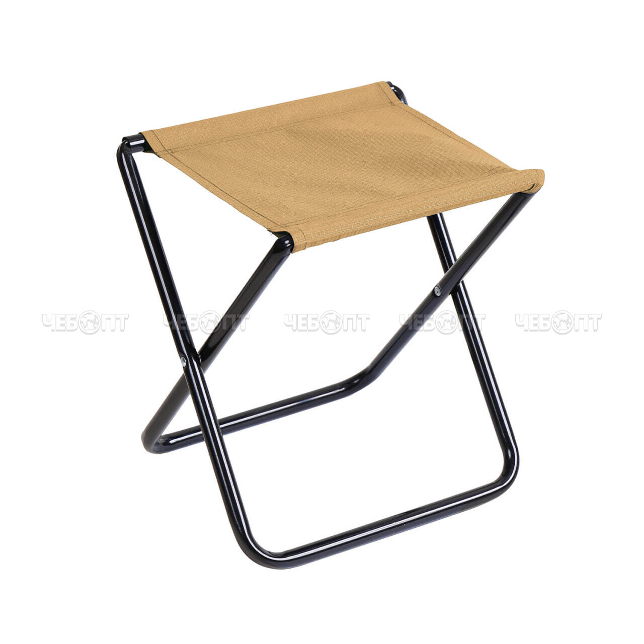 Стул туристический складной (походный) 350*300*370 мм, нагрузка 90 кг, ткань-водоотталкивающая пропитка, ПЕСОЧНЫЙ арт. ПС/П NIKA [5]. ЧЕБОПТ.