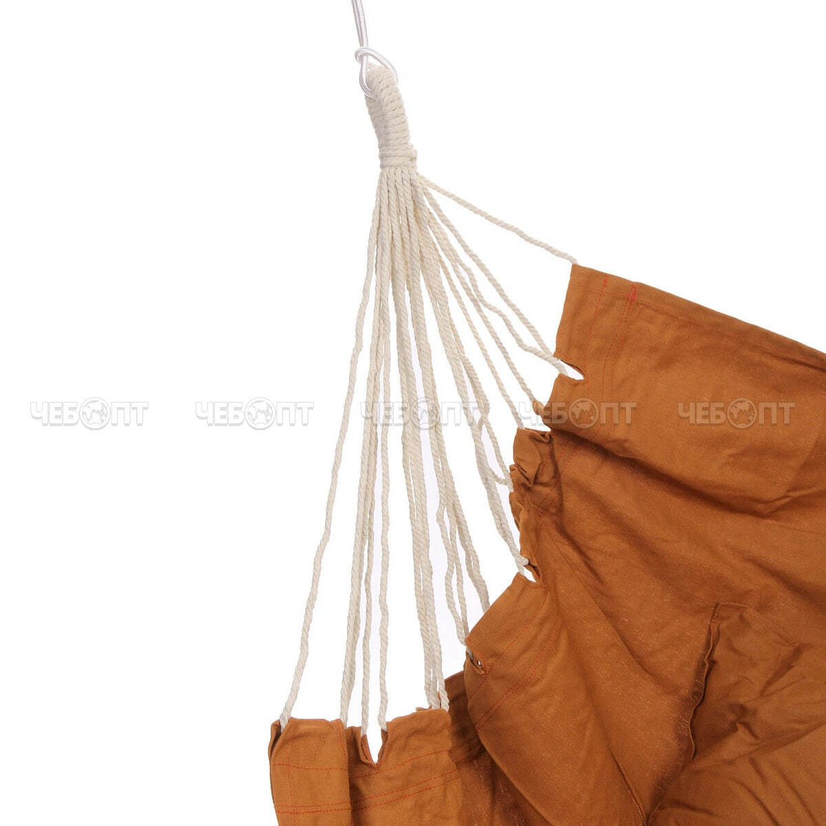 Гамак - кресло подвесной С ПОДУШКОЙ 100*130 мм, КОЛОРИСТИК кораловый арт. 835-830 [4] РЦ ВОСТОК. ЧЕБОПТ.