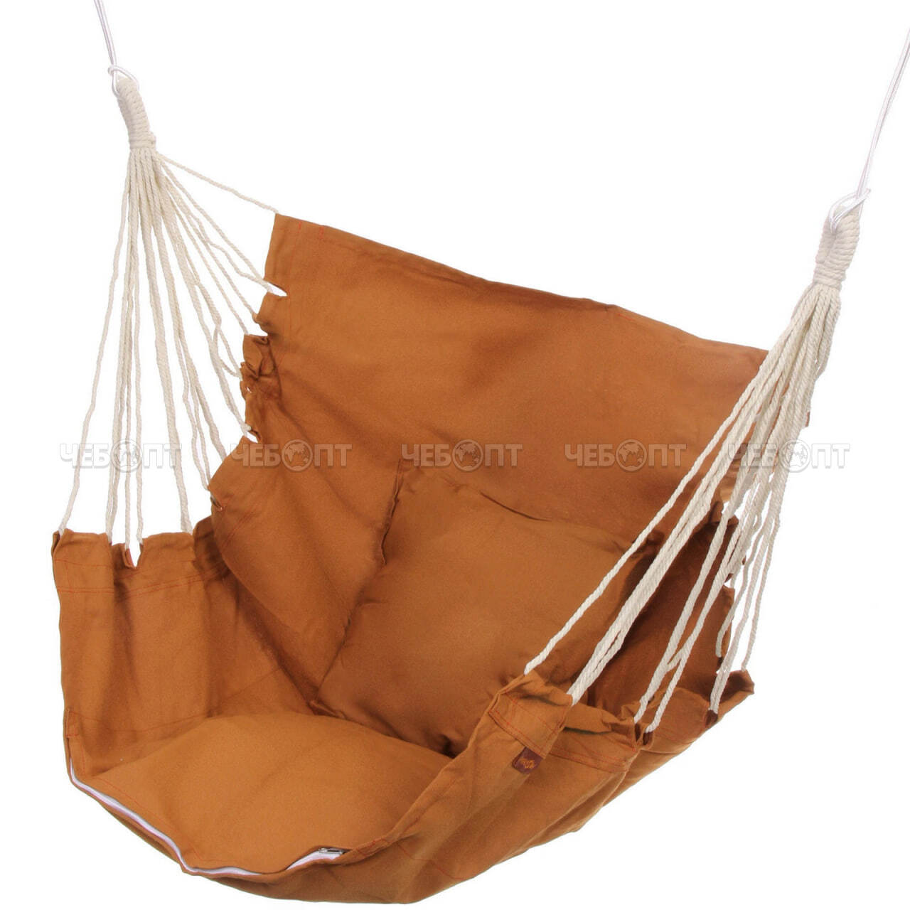 Гамак - кресло подвесной С ПОДУШКОЙ 100*130 мм, КОЛОРИСТИК кораловый арт. 835-830 [4] РЦ ВОСТОК. ЧЕБОПТ.