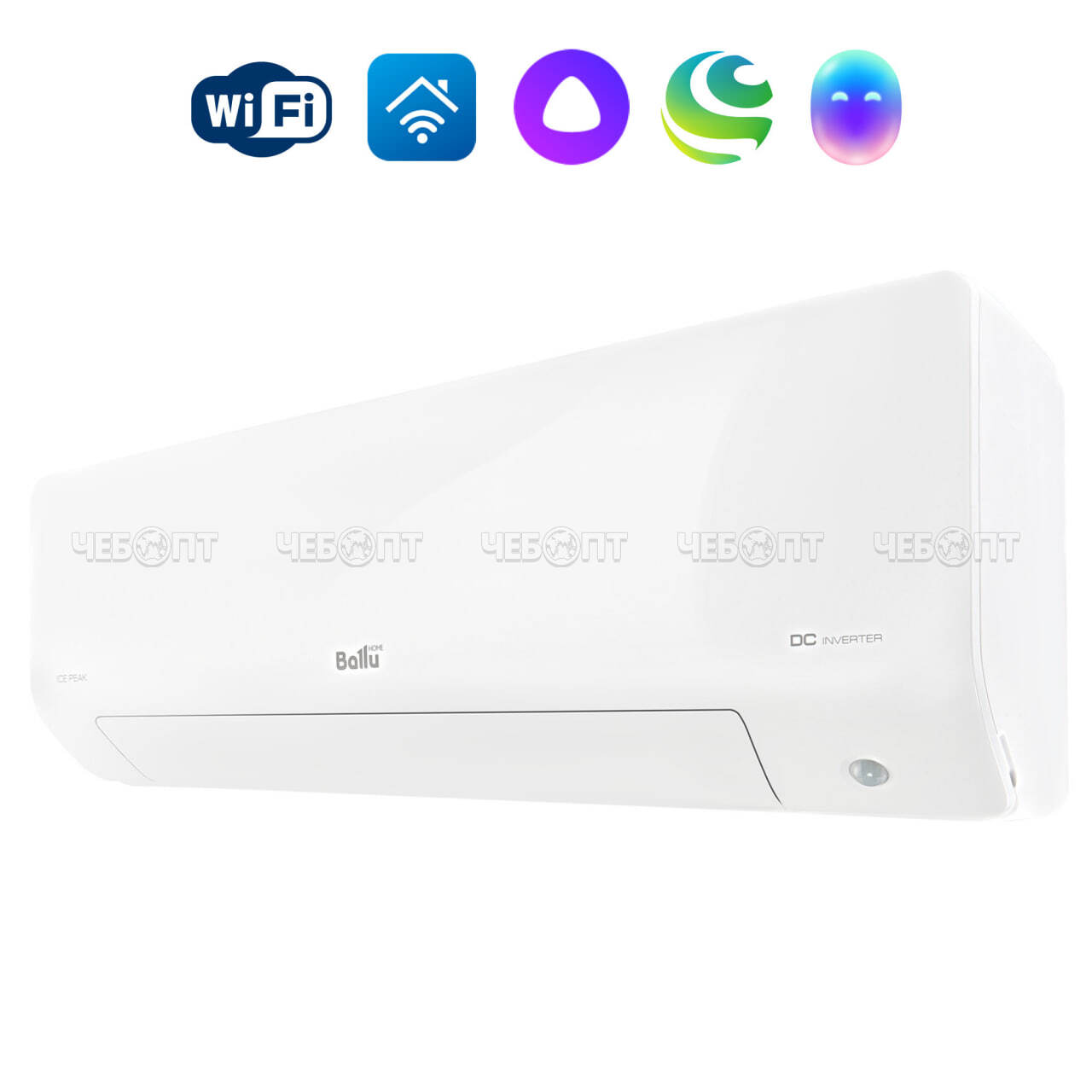 Кондиционер (сплит-система) BALLU ICE PEAK DC BSPKI-10HN8_V4 ярко-белый пластик, энергоэффектив. класс А, мощн. холод 3870 Вт, тепло 4400 Вт [1]. ЧЕБОПТ.