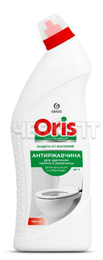Чистящее средство АНТИРЖАВЧИНА ORIS для санузлов, 750 мл арт. 126112 [12]. ЧЕБОПТ.