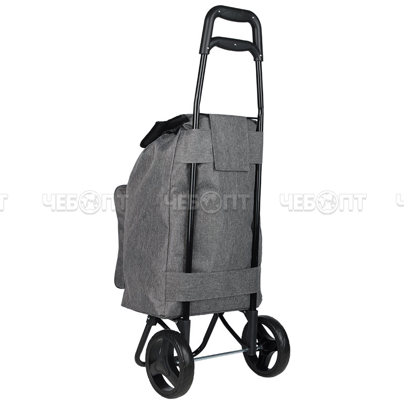 Тележка + сумка хозяйственная MTB-01 36*24*94 см (грузопод. до 30 кг, колесо диам. 16 см) арт. 104605 [7] СКРАП. ЧЕБОПТ.
