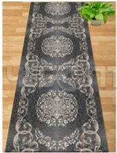 Коврик - дорожка 3D ГРАФИТ матовый 0,8*15 м арт. FM 08-140 [1]. ЧЕБОПТ.