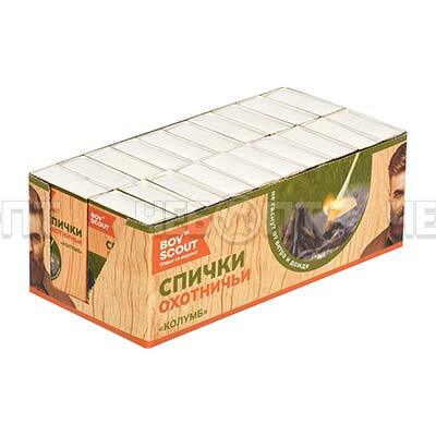 Сички КОЛУМБ 40 мм 20 шт в упаковке не гаснут от ветра и влаги арт. 61032 [20] ЛИНКГРУПП. ЧЕБОПТ.