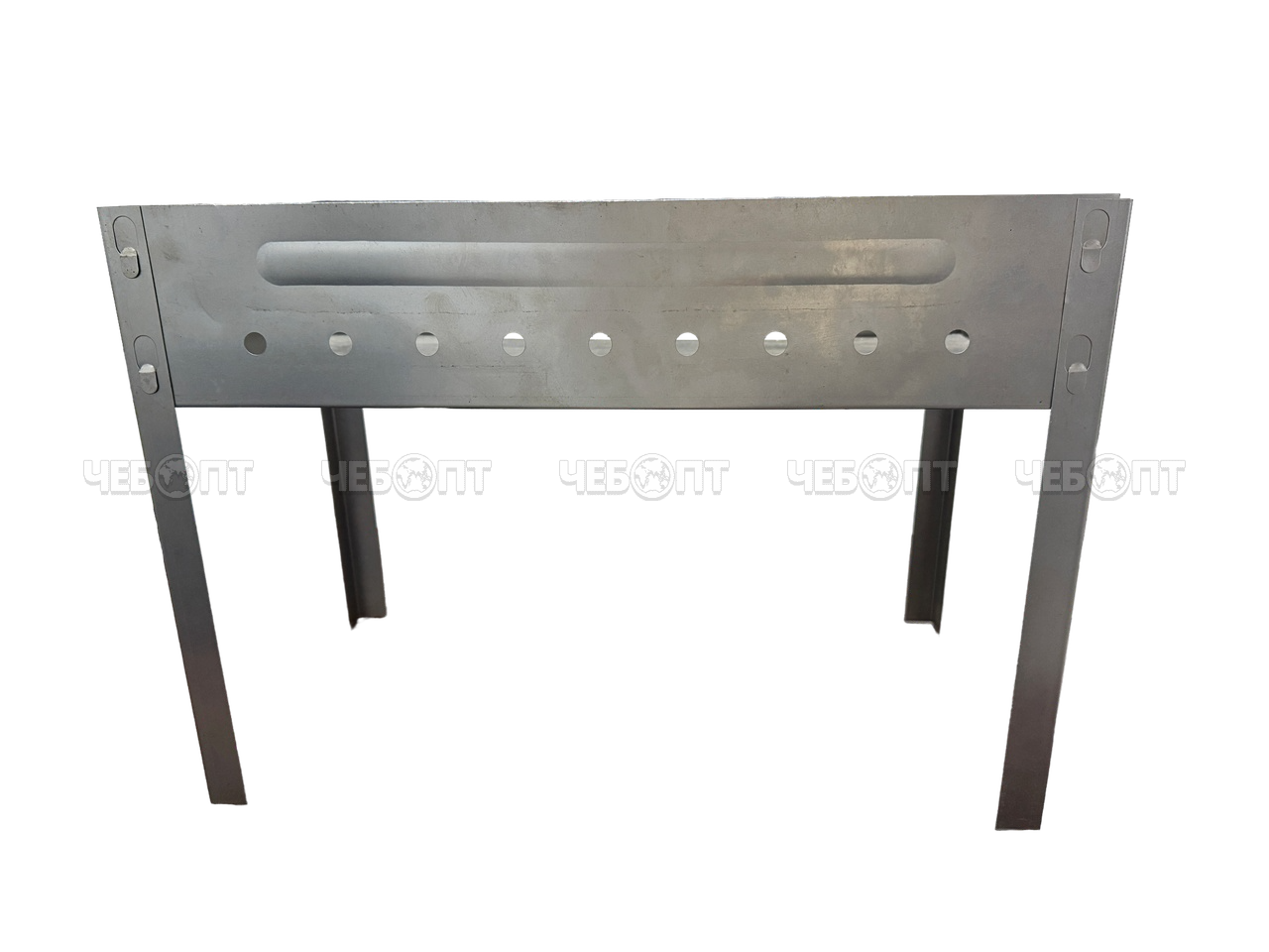 Мангал КОСТЕРОК разборный (ДШВ размер в собранном виде 500х250х500 мм, ДШВ размер рабочей зоны 500х250х140 мм) металл 0,4 мм арт. 112307 [1]. ЧЕБОПТ.