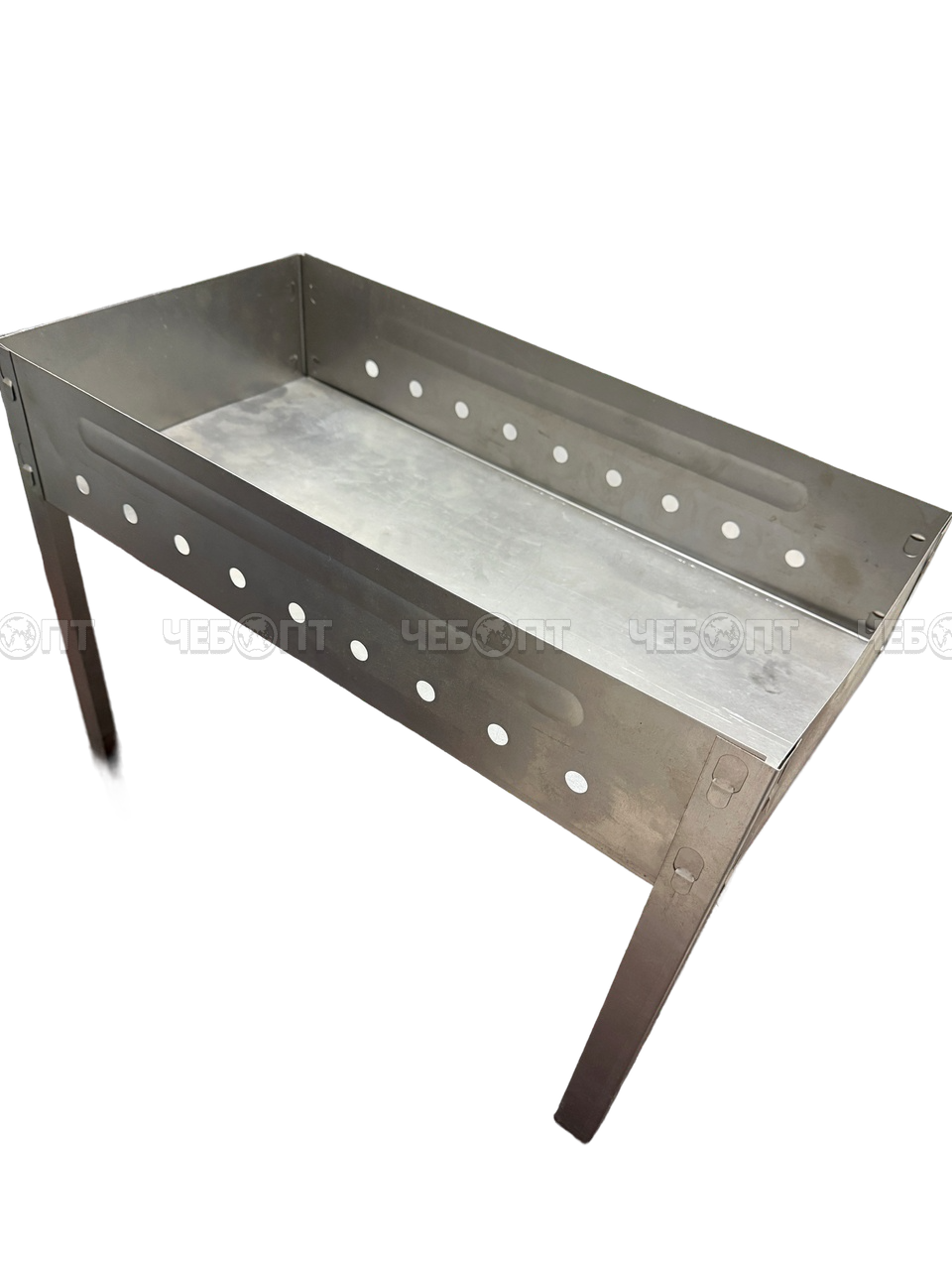 Мангал КОСТЕРОК разборный (ДШВ размер в собранном виде 500х250х500 мм, ДШВ размер рабочей зоны 500х250х140 мм) металл 0,4 мм арт. 112307 [1]. ЧЕБОПТ.