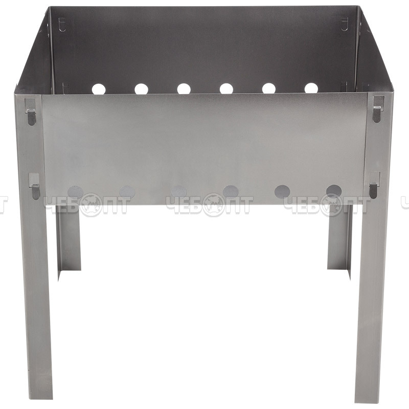 Мангал ECOS сборно-разборный (ДШВ 400х240х350 мм) х/к сталь толщина 0,50 мм +6 шампуров арт. 008480 [10] СКРАП. ЧЕБОПТ.