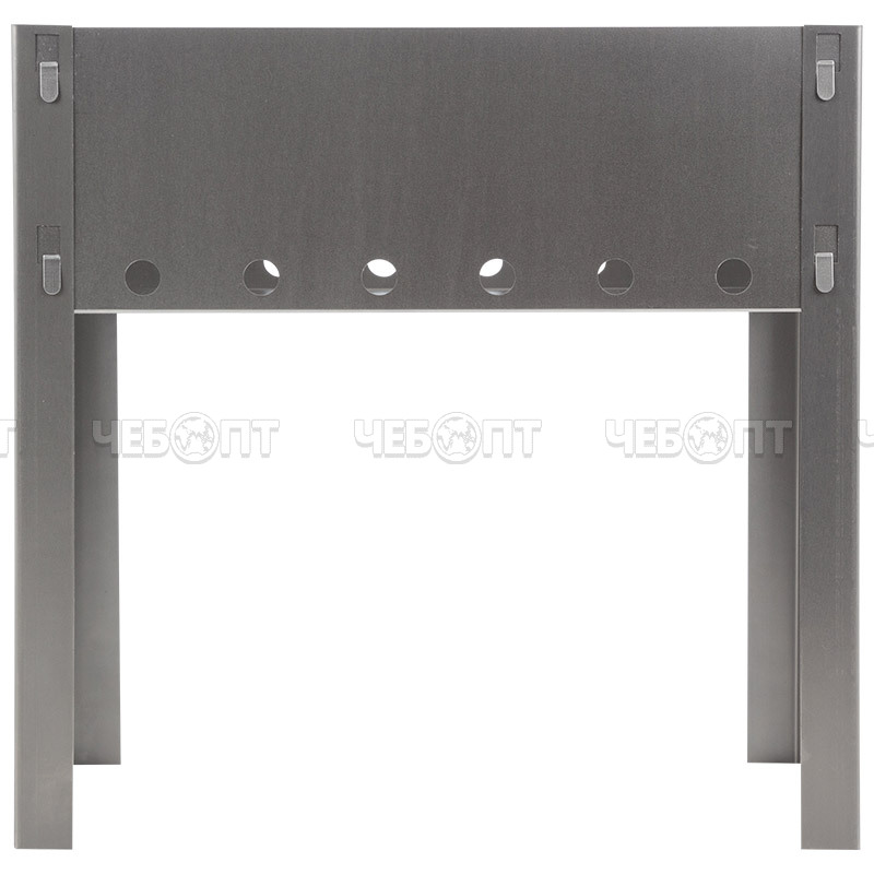 Мангал ECOS сборно-разборный (ДШВ 400х240х350 мм) х/к сталь толщина 0,50 мм +6 шампуров арт. 008480 [10] СКРАП. ЧЕБОПТ.