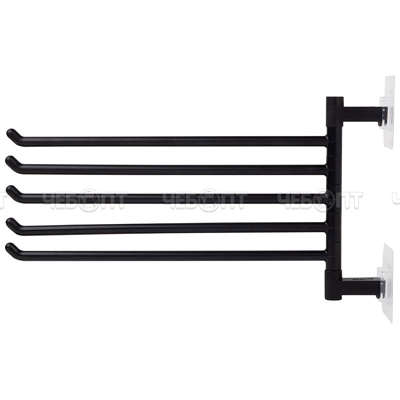 Держатель для полотенец настенный 5 спиц 275*50*170 мм арт. 110785 [12/48] СКРАП. ЧЕБОПТ.