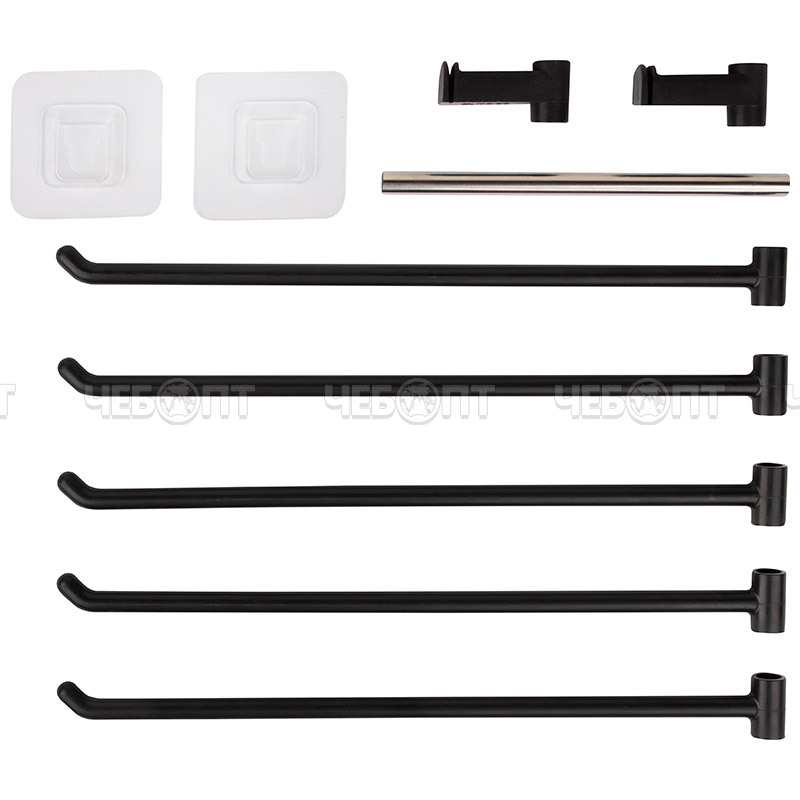 Держатель для полотенец настенный 5 спиц 275*50*170 мм арт. 110785 [12/48] СКРАП. ЧЕБОПТ.