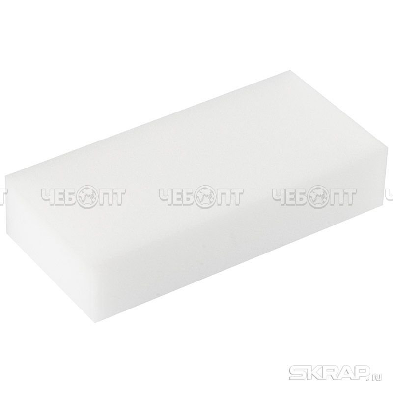 Чудо-губка меламиновая MSp-01 100*60*2 мм арт. 104458 [144] СКРАП. ЧЕБОПТ.