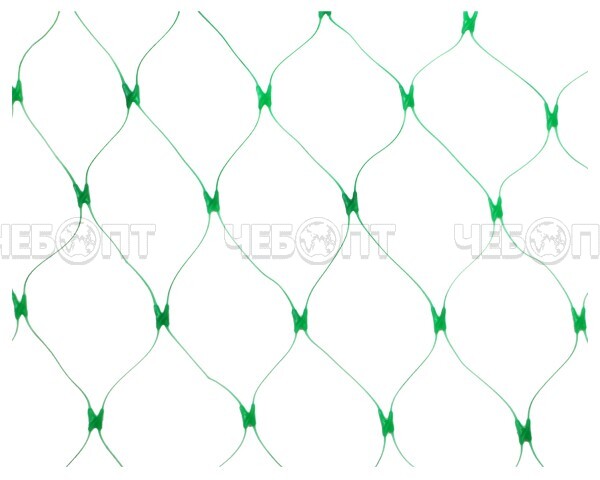 Сетка от птиц ЛЕСНОЙ ЗЕЛЕНЫЙ 4 м*3 м, размер ячейки 20*20 мм, ЯГОДКА [25]. ЧЕБОПТ.