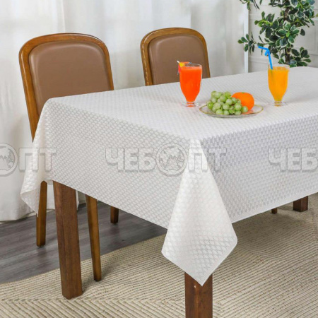 Клеенка ажурная (ширина 1,37 м, длина 20 м/п) DKTX MERLETTI арт. 600WH [1]. ЧЕБОПТ.