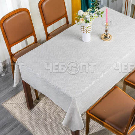 Клеенка ажурная (ширина 1,37 м, длина 20 м/п) DKTX MERLETTI арт. 705WH [1]. ЧЕБОПТ.